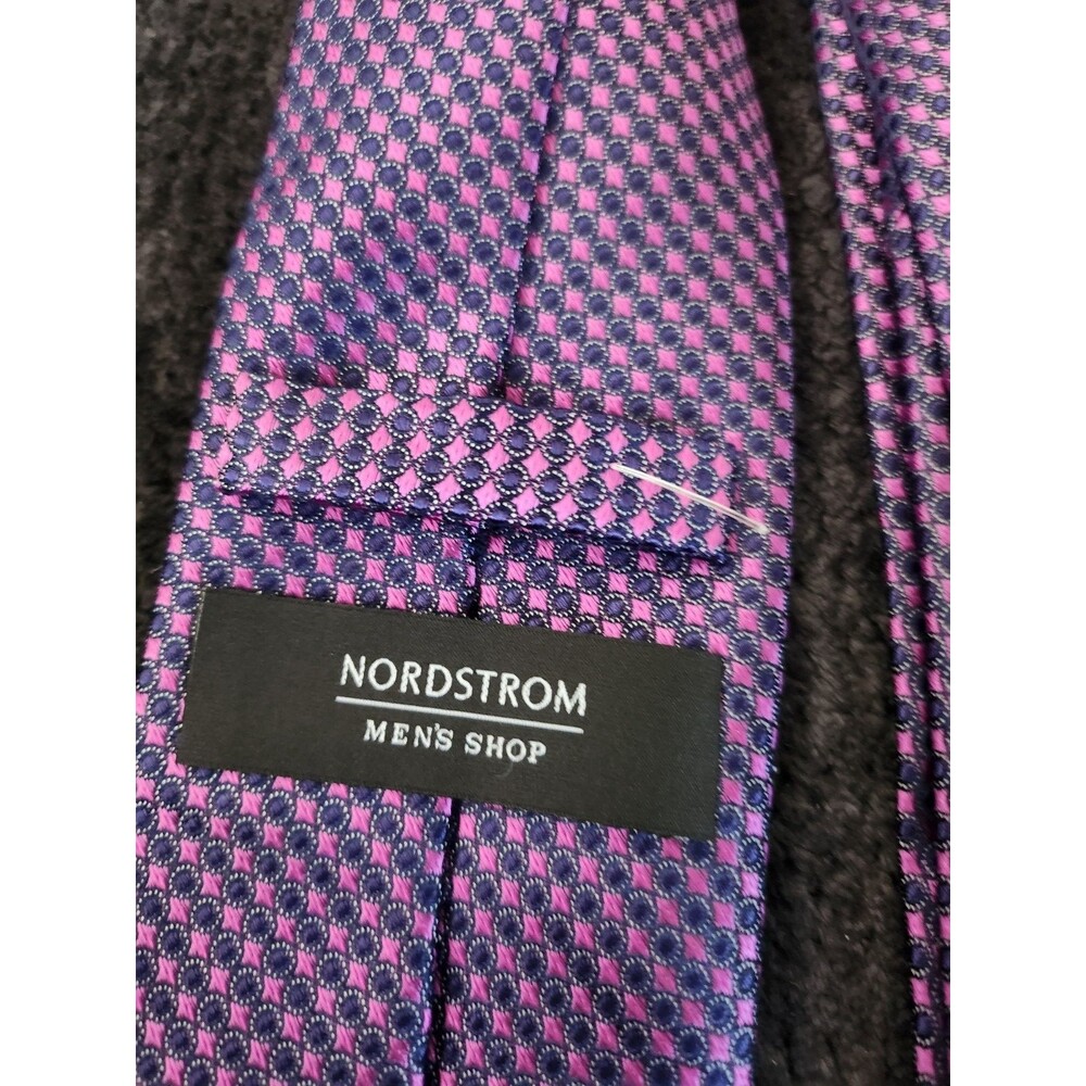 John W. Nordstrom, Pink Multicolor Woven Silk Tie, NEW arrives in a Nordstrom bx